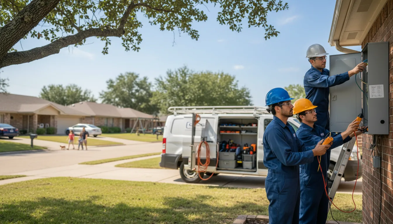 Certified electrician providing emergency electrical services in Hobson, MT